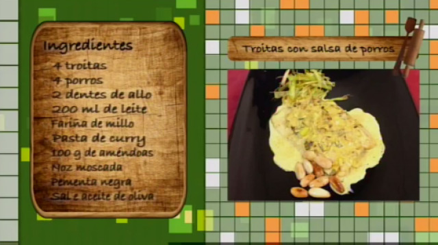 Troitas con salsa de porros - 20/10/2015 10:30