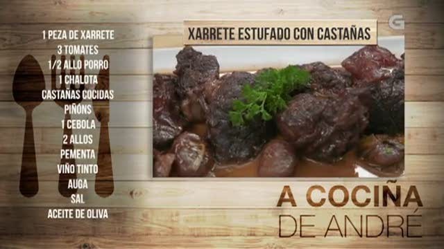 Xarrete estufado con castañas - 24/10/2017 00:00