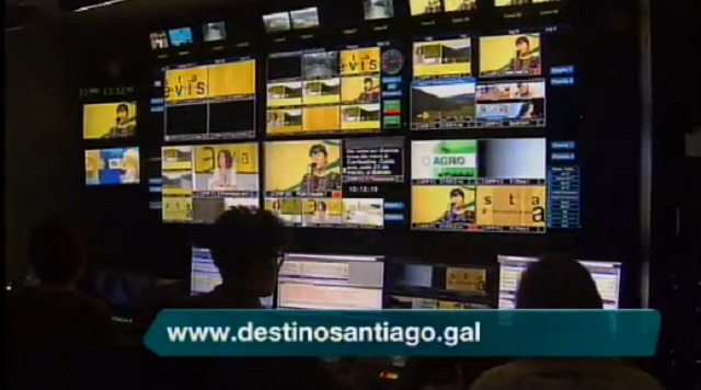 "Destino Santiago", A televisión amodiño na TVG (Telexornal Serán) - 21/03/2017 21:25