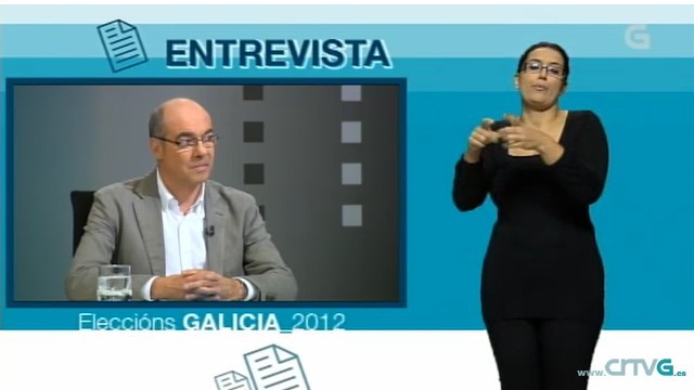 Entrevista con Francisco Jorquera, candidato á presidencia da Xunta polo BNG (lingua de signos) - 18/10/2012 21:30