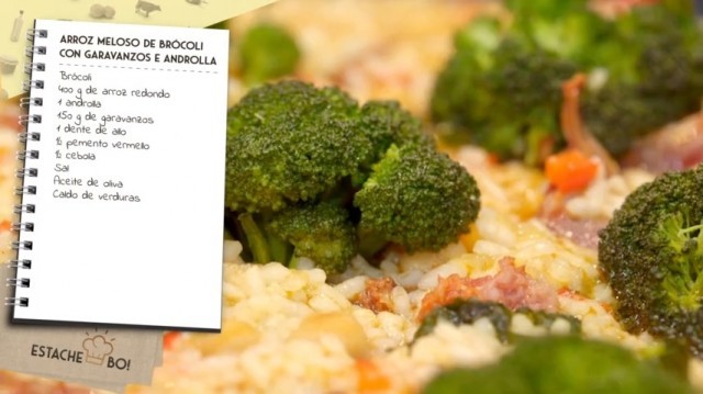 Arroz meloso de brócoli con garavanzos e androia - 21/02/2022 19:50