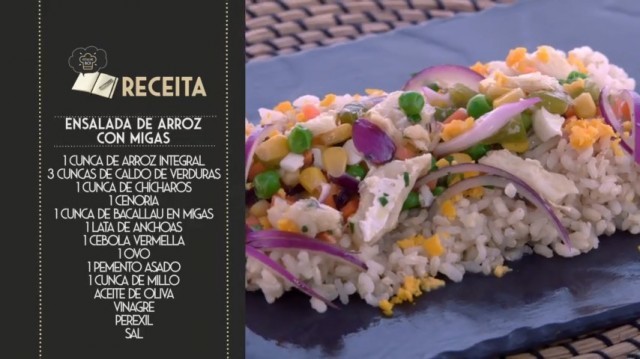 Ensalada de arroz con migas - 08/05/2020 11:00
