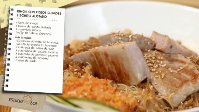 Kimchi con fideos chineses e bonito alistado - 13/11/2020 19:50