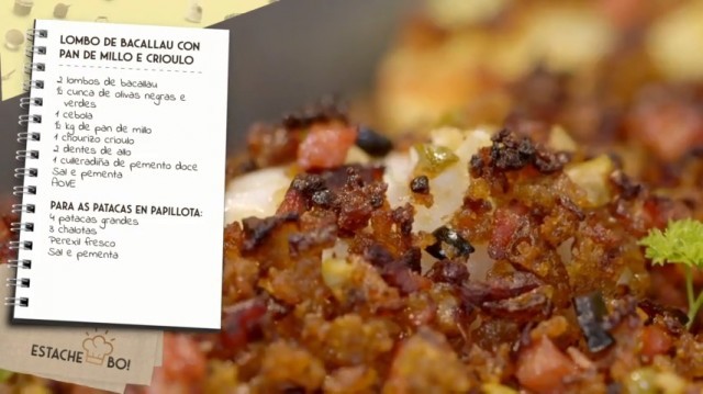 Lombos de bacallau con pan de millo e crioulo - 19/05/2021 19:50