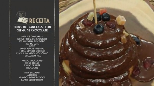 Torre de pancakes con crema de chocolate - 12/12/2018 11:00
