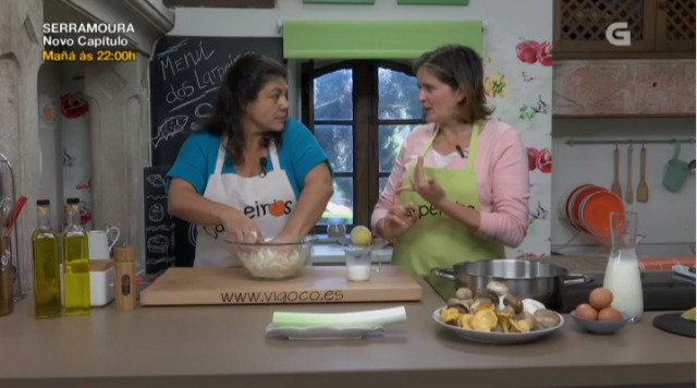 Aprendemos a preparar esta quiche de cogomelos e queixo San Simón - 23/01/2018 22:34