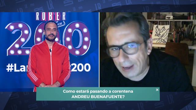 Andreu Buenafuente felicítalle o 200º programa a Roberto Vilar en directo - 07/05/2020 22:00