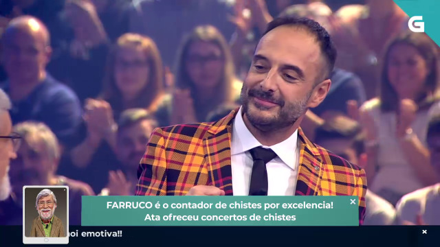 Roberto emociónase coa visita de Farruco - 03/10/2019 23:12