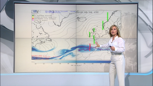 Chuvia a cachón esta tarde - 09/05/2019 10:29