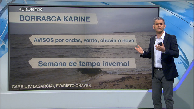 Novo temporal en Galicia: a borrasca Karine - 01/03/2020 21:30