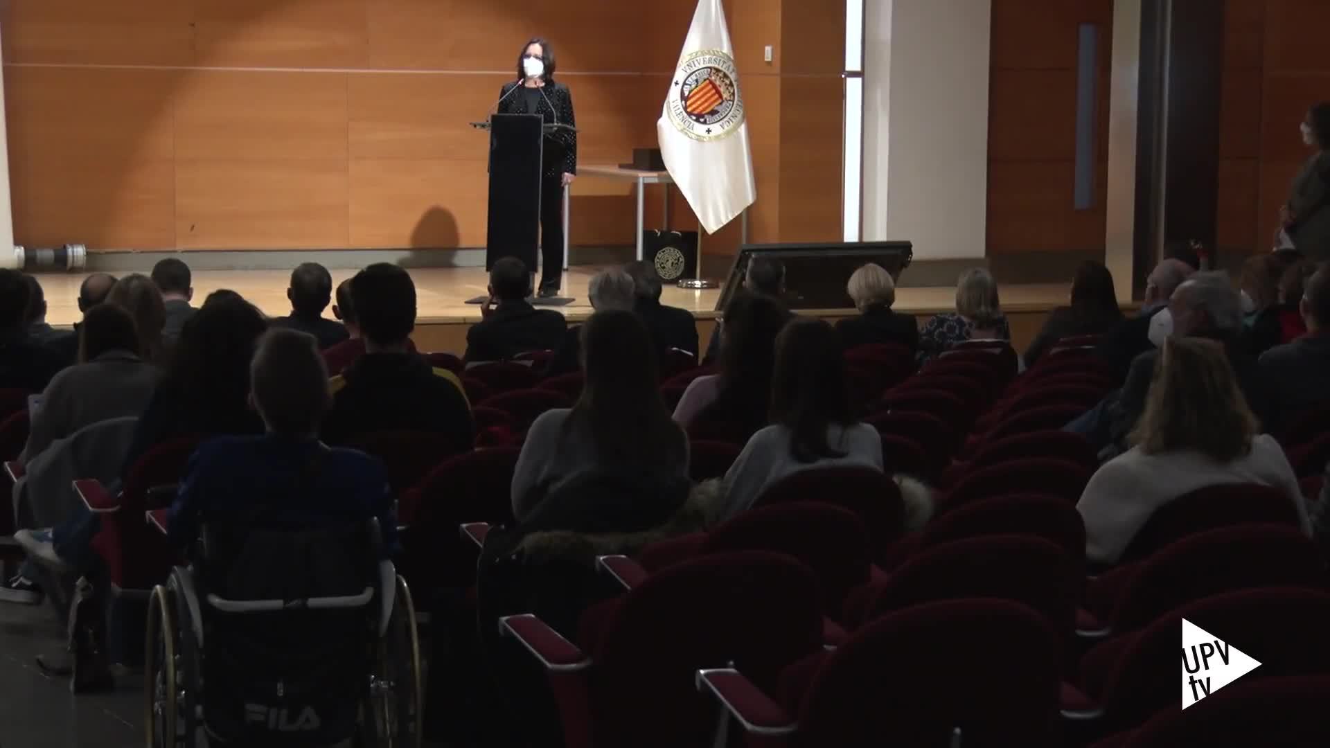 03-12-2021 Teresa Perales, en la UPV