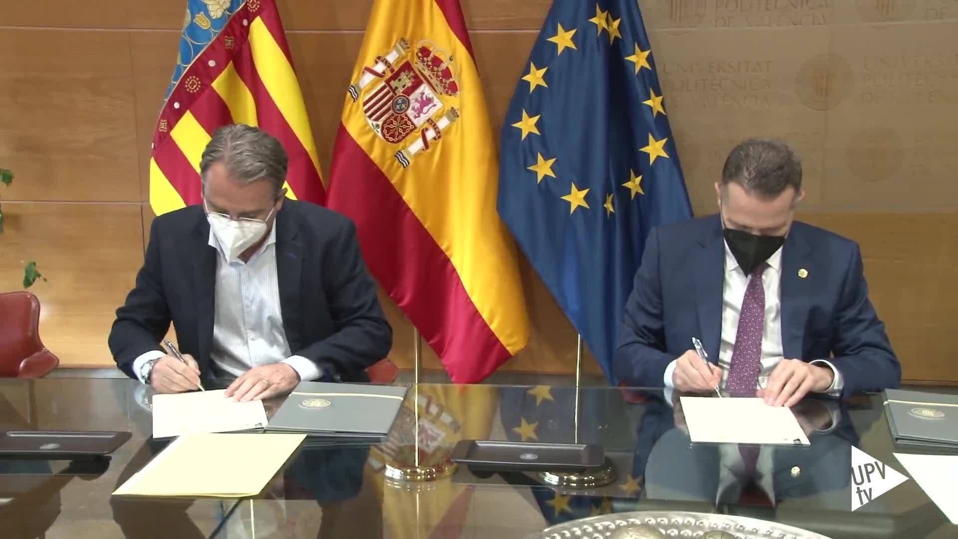 27-04-2022 La Cátedra bp – UPV Innovación Energética impulsará la formación y la investigación para la transformación energética