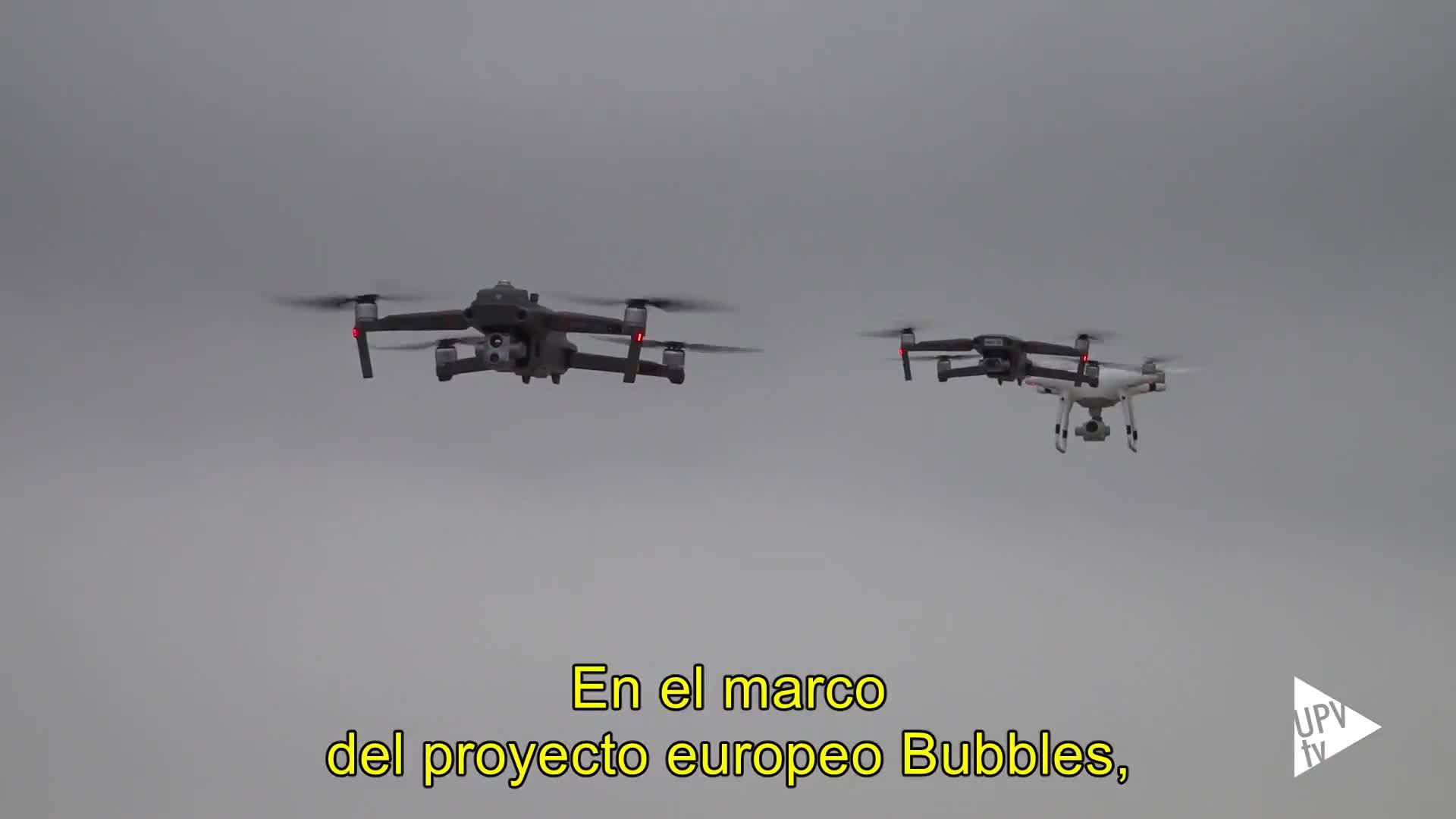 13-04-2022 Vuelo masivo de drones proyecto Bubbles