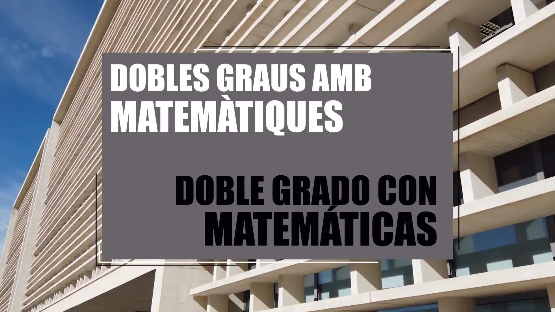 14-06-2023 Dobles grados con Matemáticas