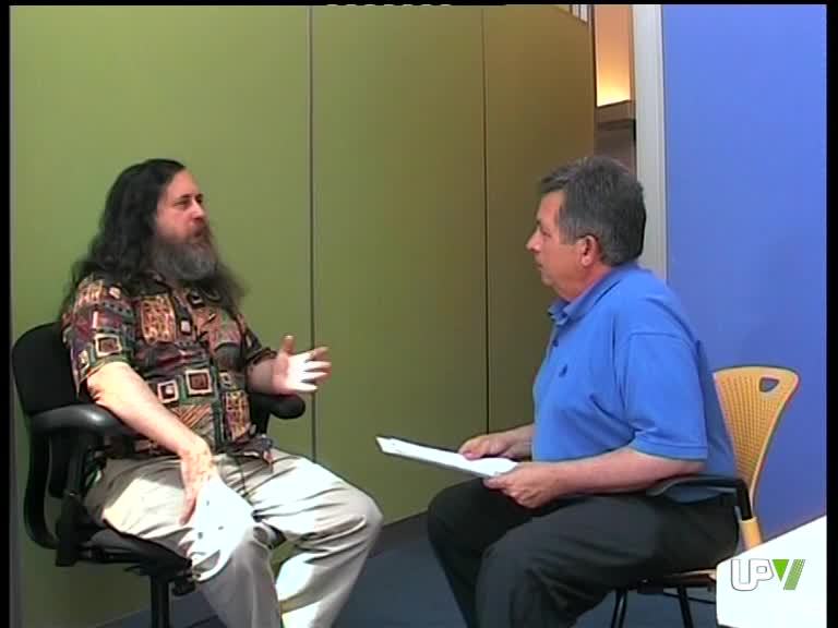 24-09-2008 Richard Stallman, 25 años de Proyecto GNU. [Ramón Blasco Jiménez, Rafael de Luís]