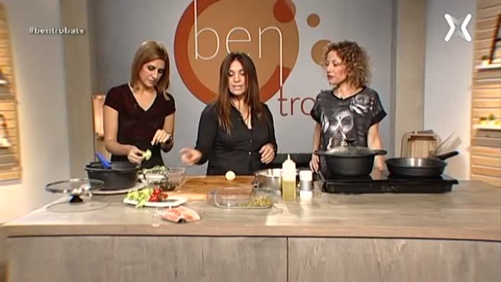 Quinoa amb peix i verdura verda