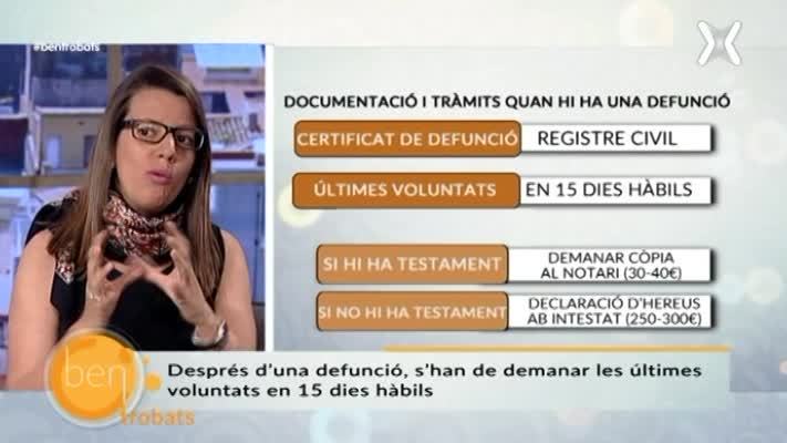 Tràmits de defunció