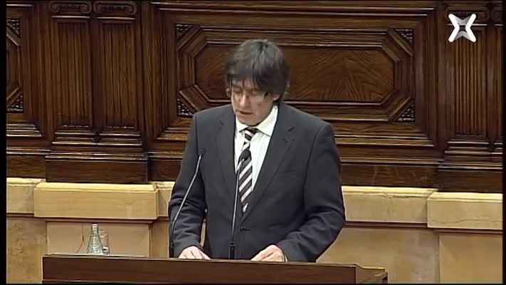 Debat d'investidura del president de la Generalitat