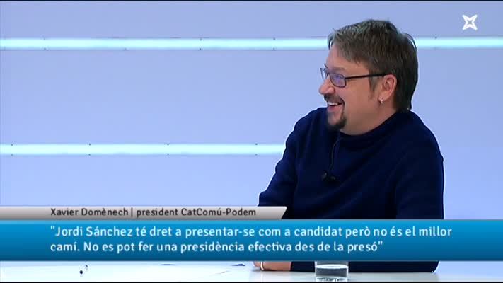 Entrevista Xavier Domènech, president de Catalunya en Comú Podem