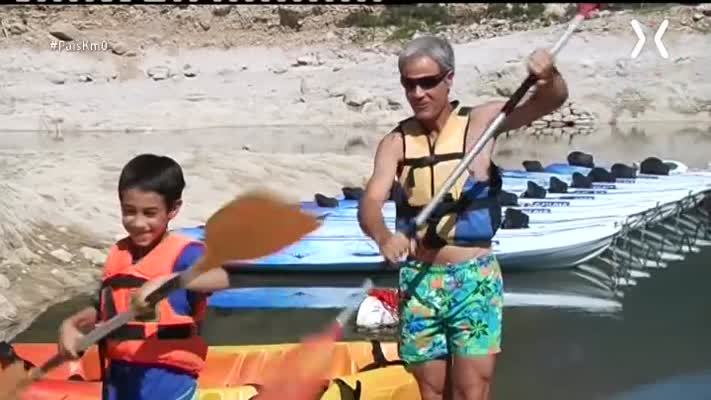 Kayak a la llosa del Cavall