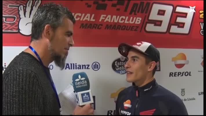 L'homenatge de Cervera al pentacampió Marc Márquez