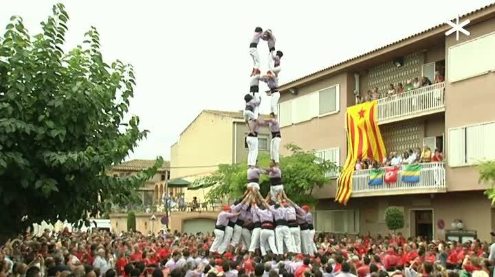 Diada Castellera 15 d'agost a La Bisbal del Penedès