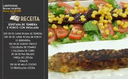 Imagen del vídeo Espetada de tenreira e porco con ensalada - 13/11/2018 11:00